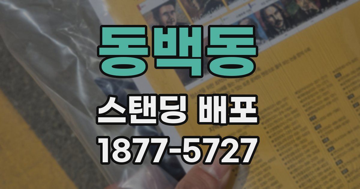 동백동 스탠딩 배포