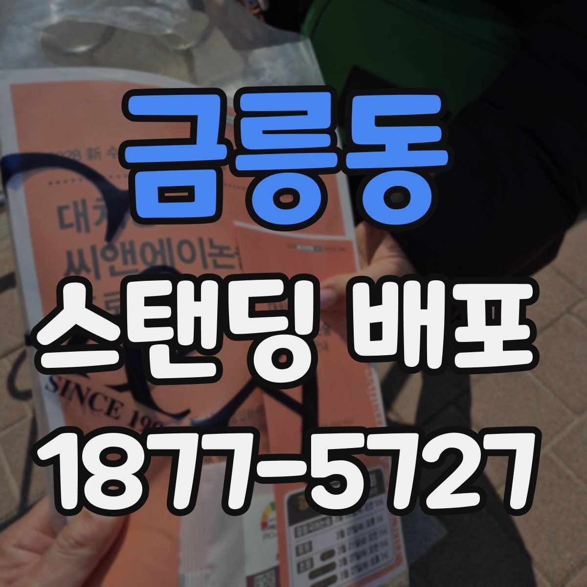 금릉동 스탠딩 배포