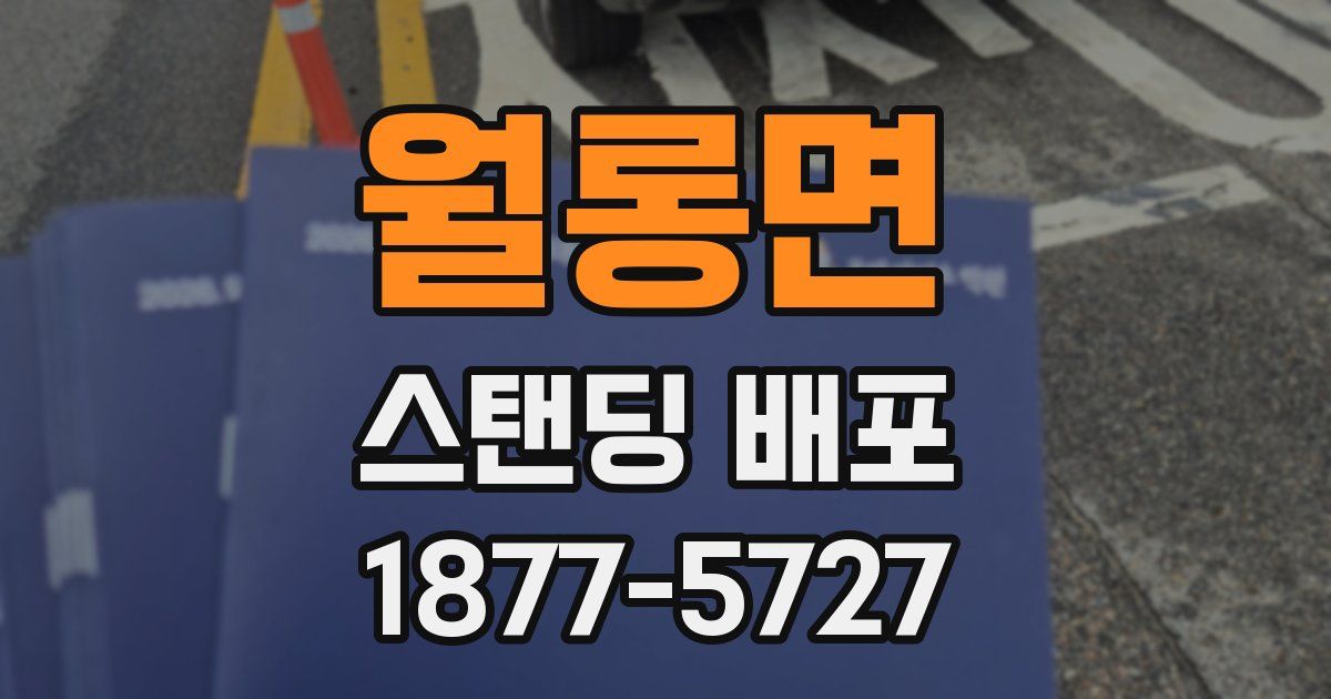 월롱면 스탠딩 배포