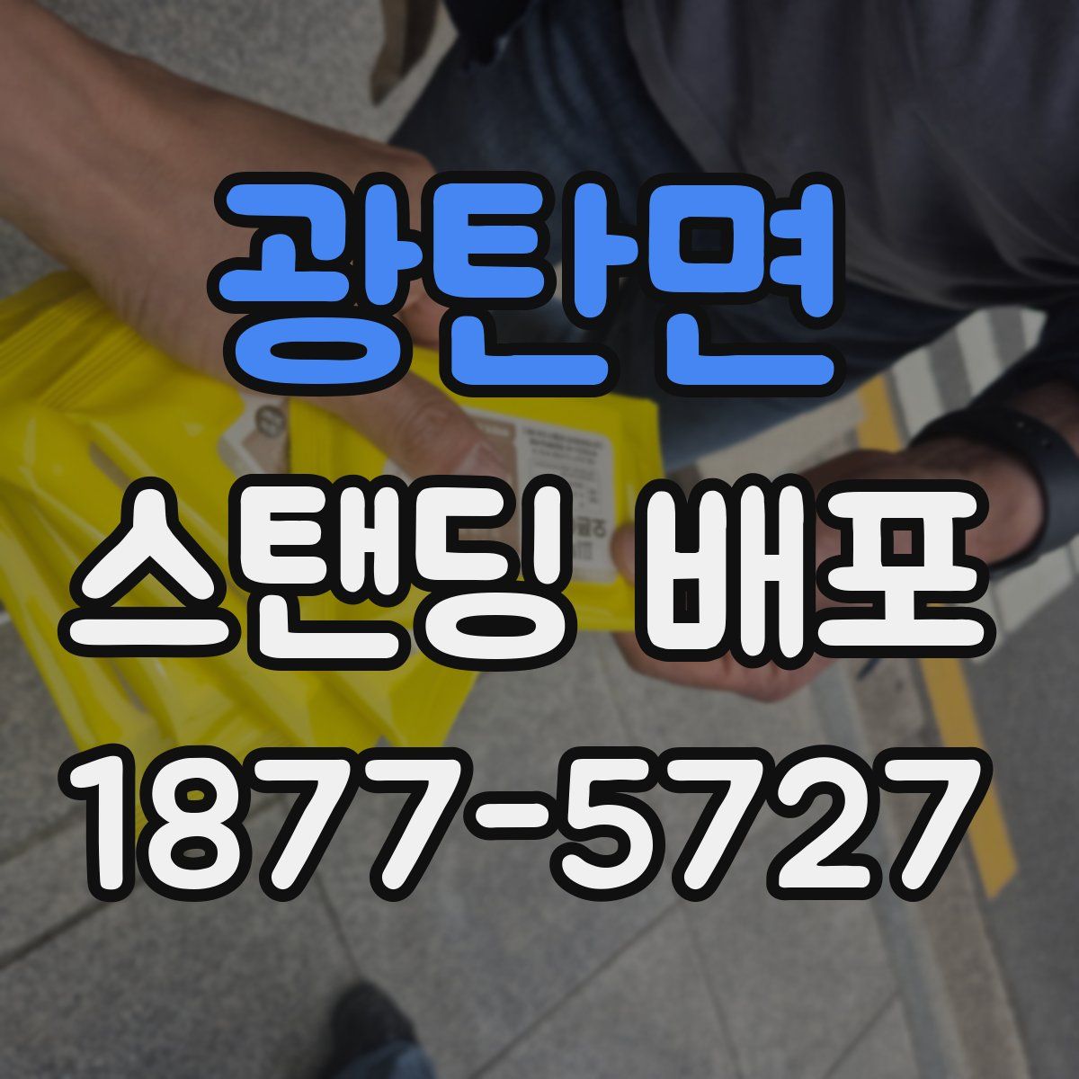 광탄면 스탠딩 배포
