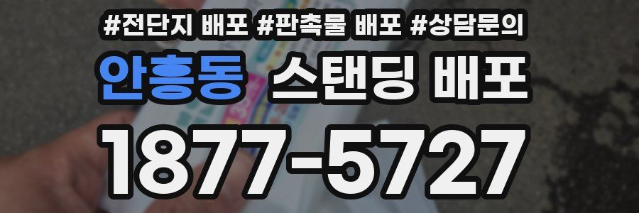 안흥동 스탠딩 배포