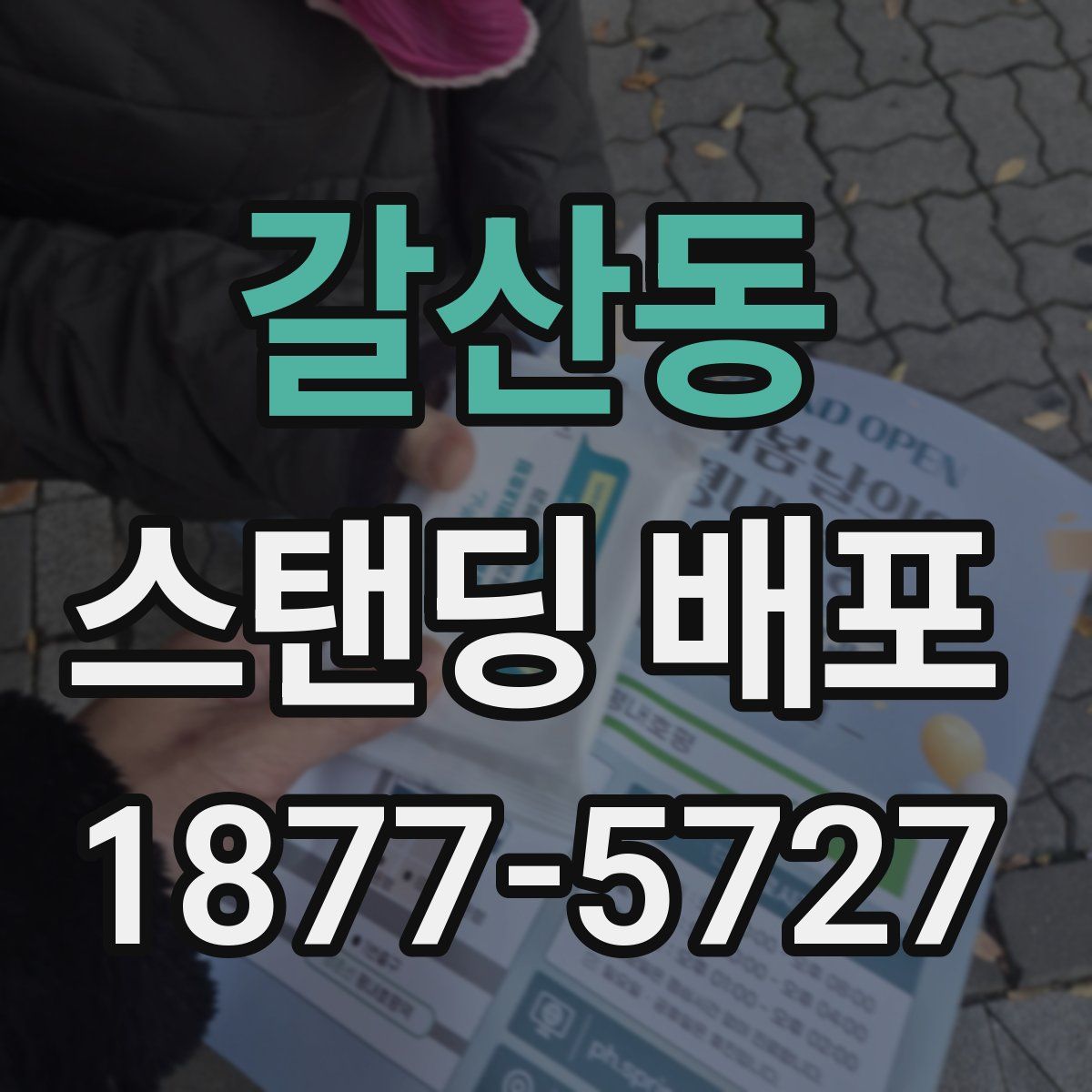 갈산동 스탠딩 배포