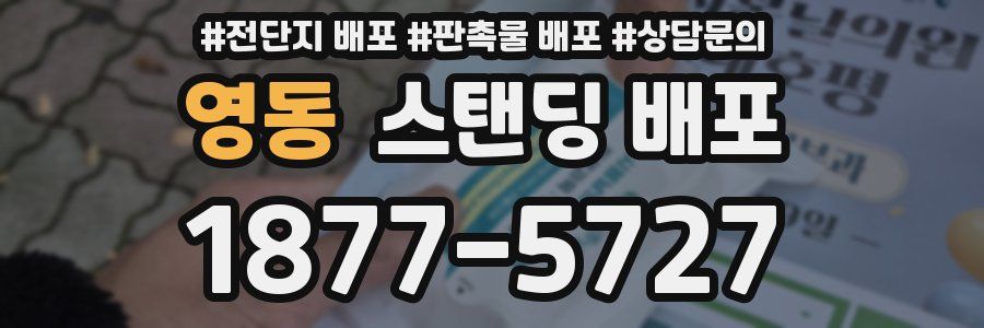 영동 스탠딩 배포