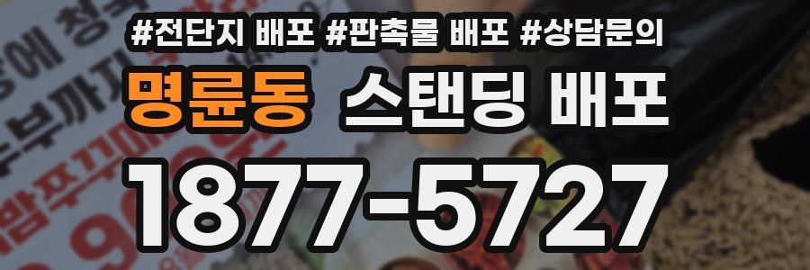 명륜동 스탠딩 배포