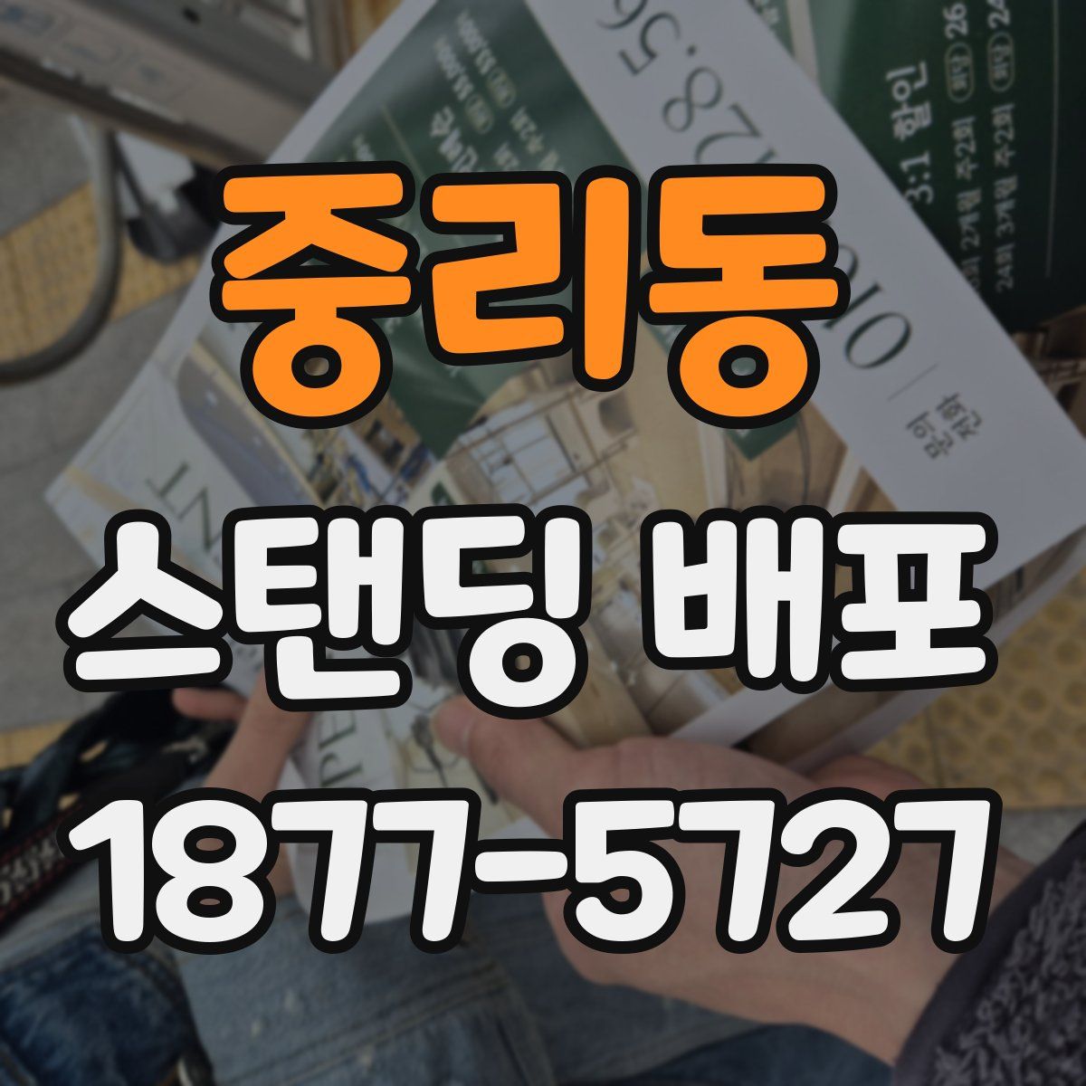 중리동 스탠딩 배포