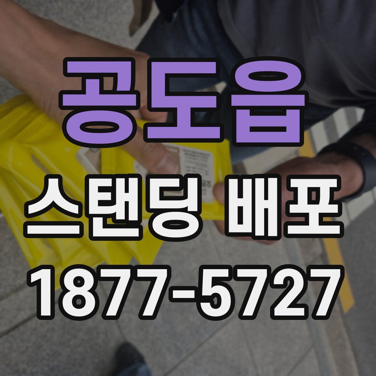 공도읍 스탠딩 배포