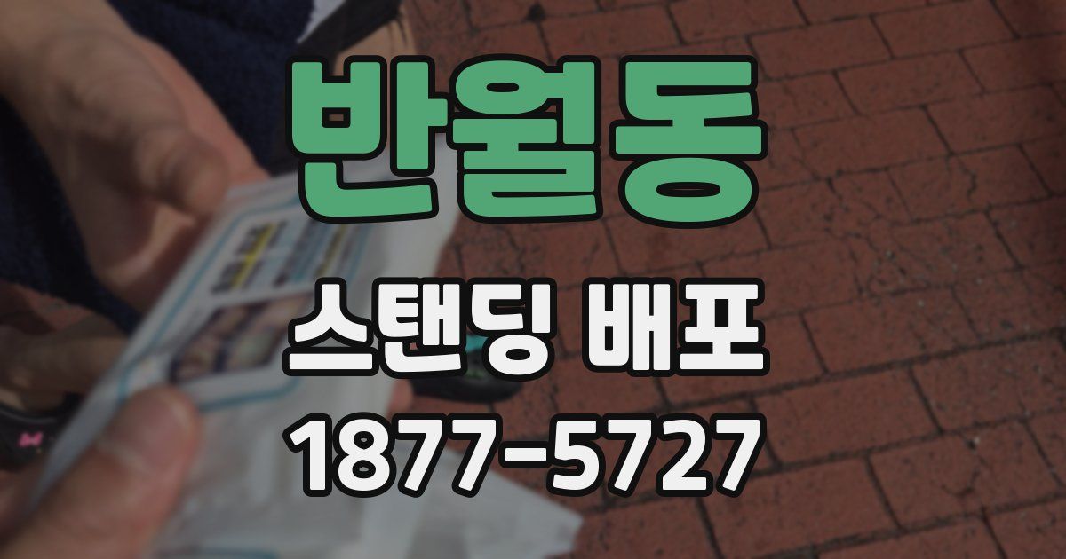 반월동 스탠딩 배포