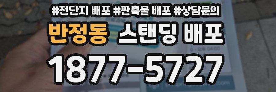 반정동 스탠딩 배포