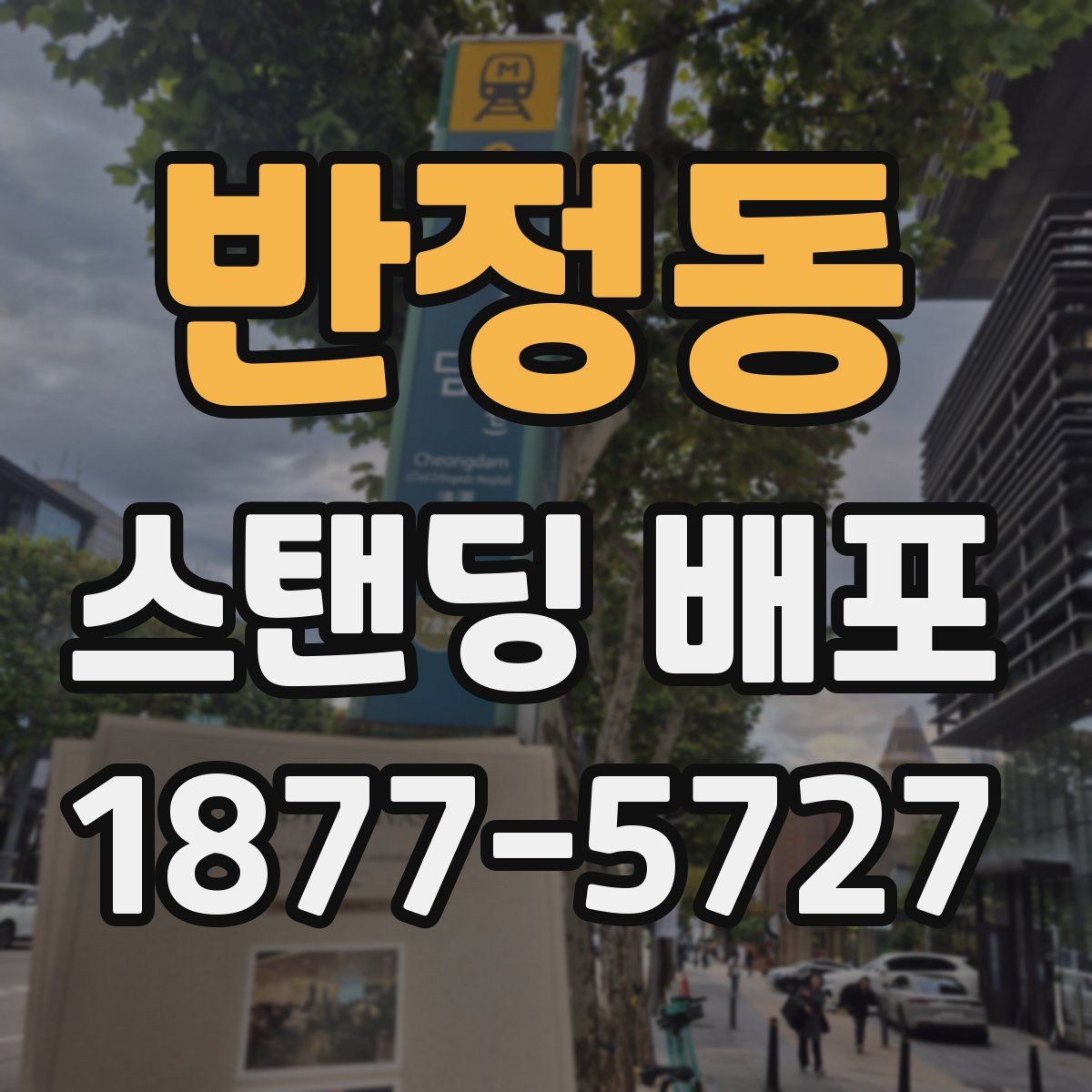 반정동 스탠딩 배포