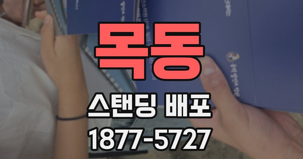 목동 스탠딩 배포