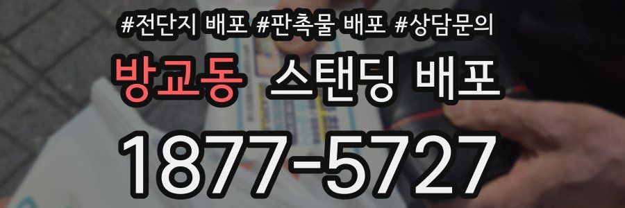 방교동 스탠딩 배포