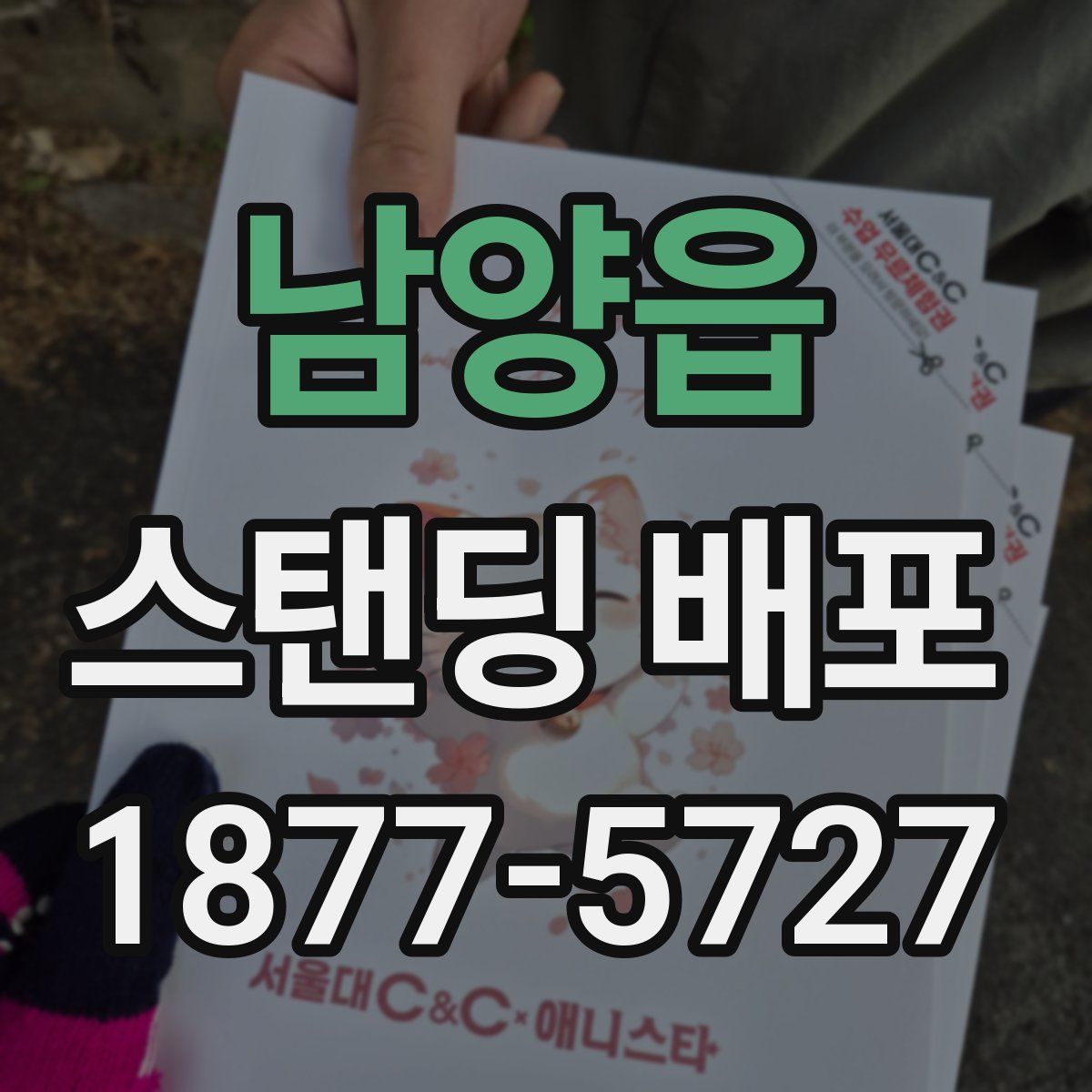 남양읍 스탠딩 배포