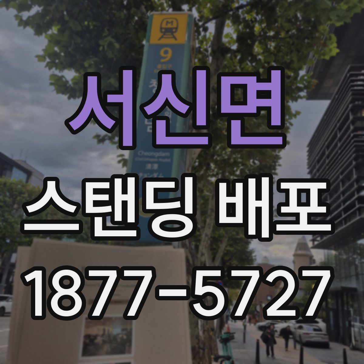서신면 스탠딩 배포