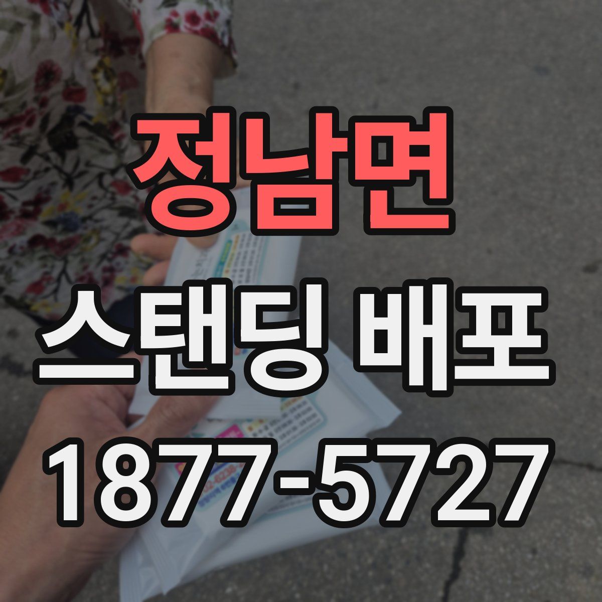 정남면 스탠딩 배포