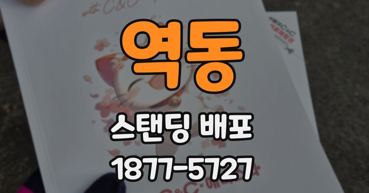 역동 스탠딩 배포