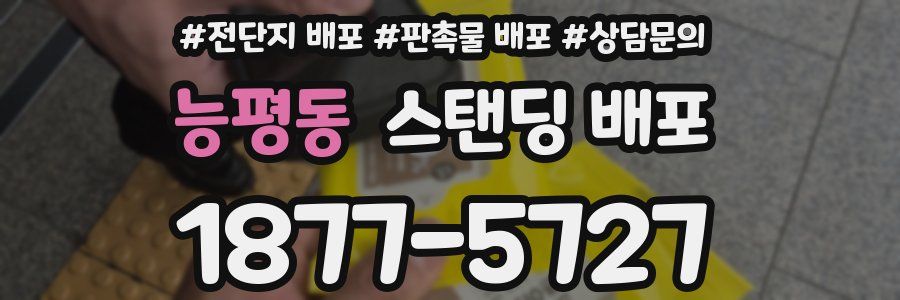 능평동 스탠딩 배포