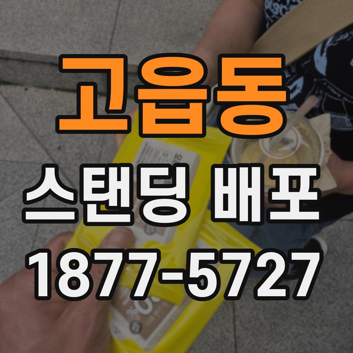 고읍동 스탠딩 배포
