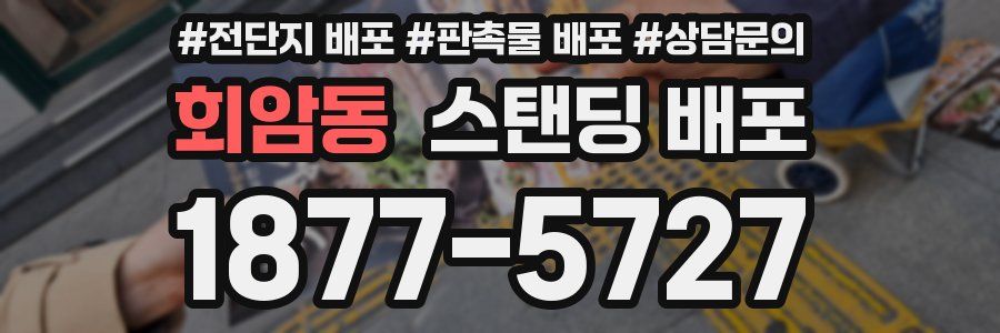 회암동 스탠딩 배포