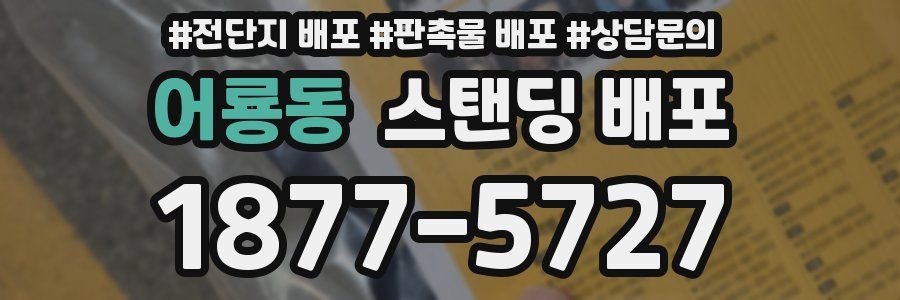 어룡동 스탠딩 배포