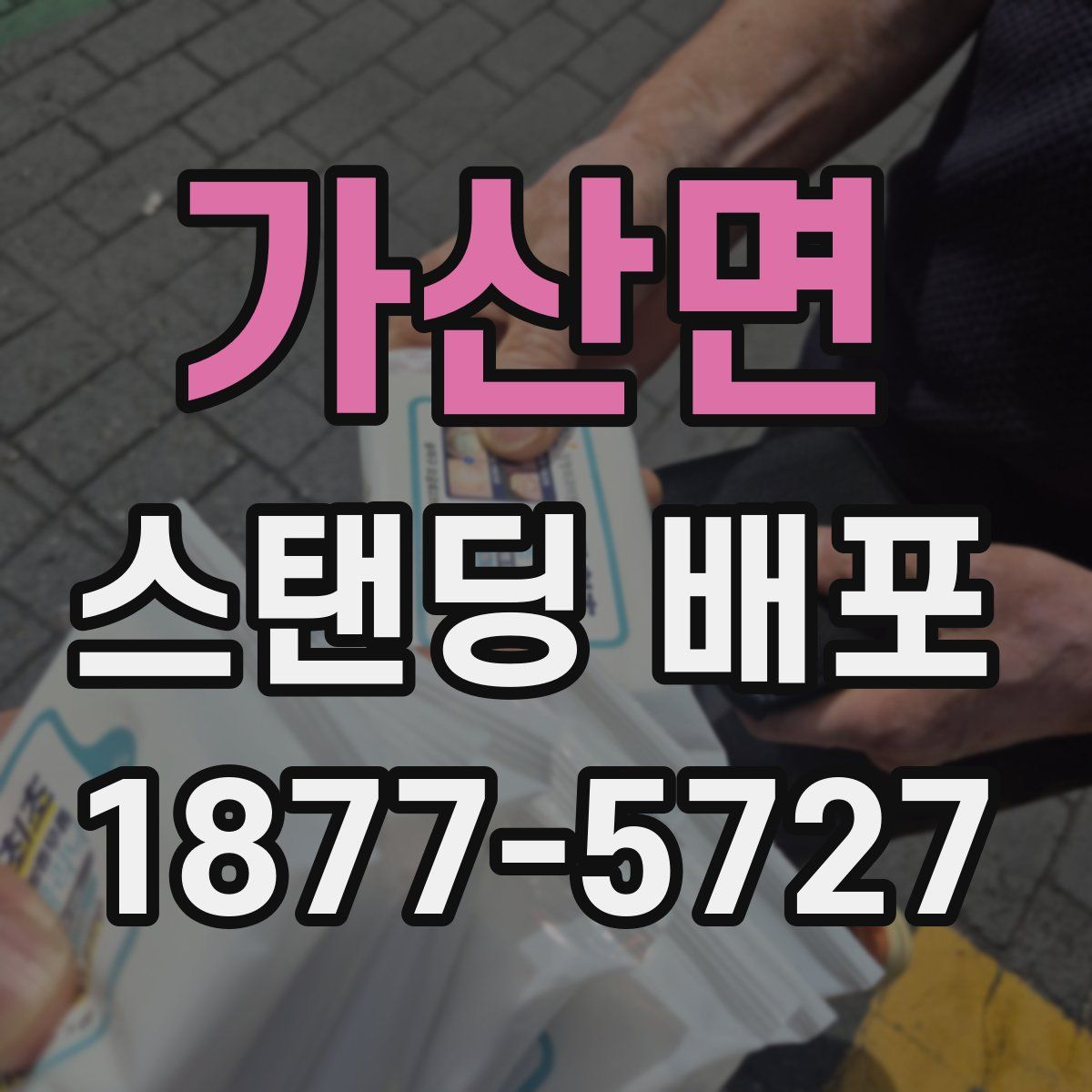 가산면 스탠딩 배포
