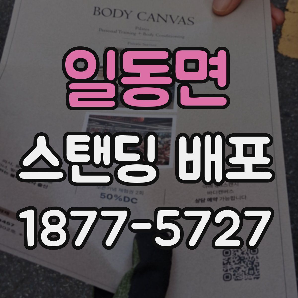 일동면 스탠딩 배포