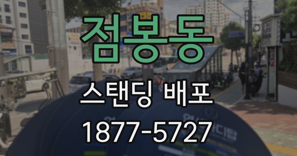 점봉동 스탠딩 배포