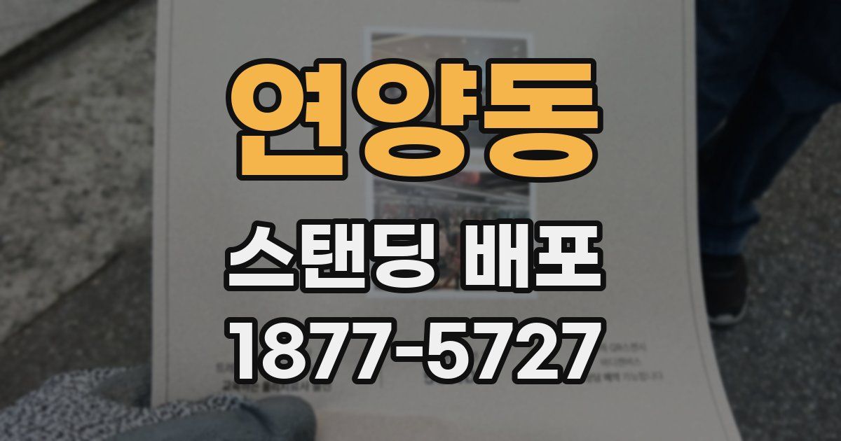 연양동 스탠딩 배포