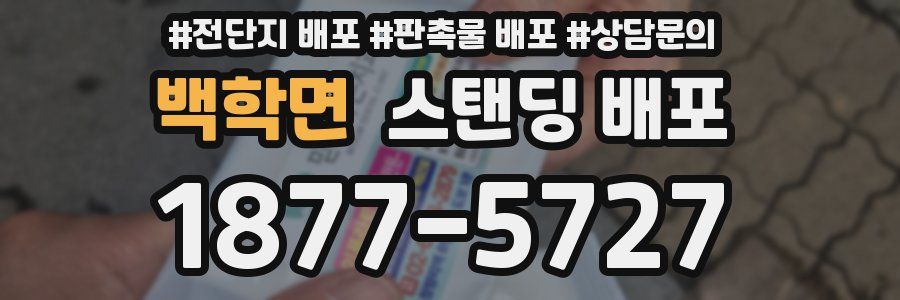 백학면 스탠딩 배포