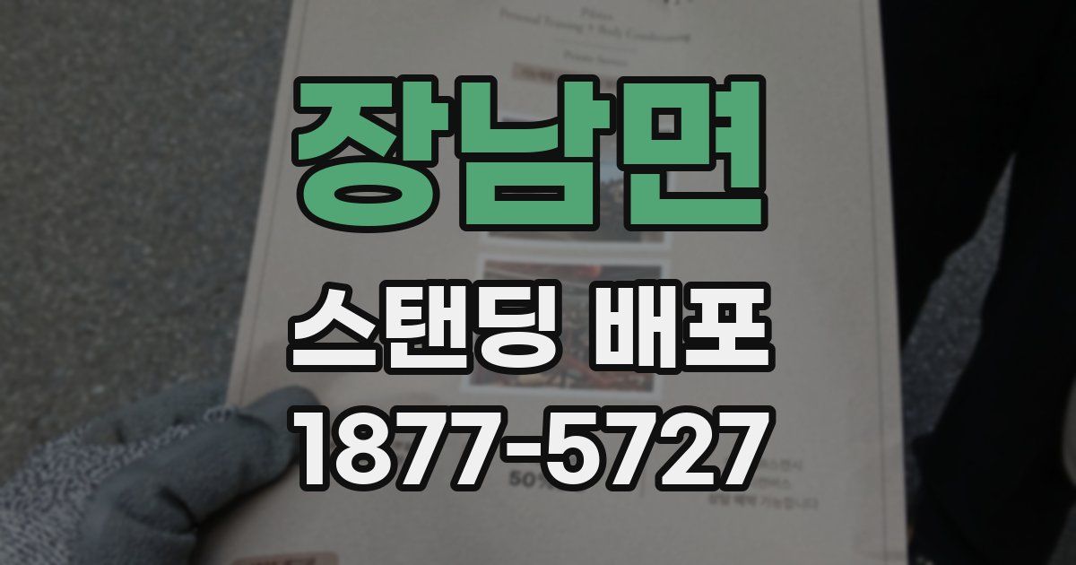장남면 스탠딩 배포