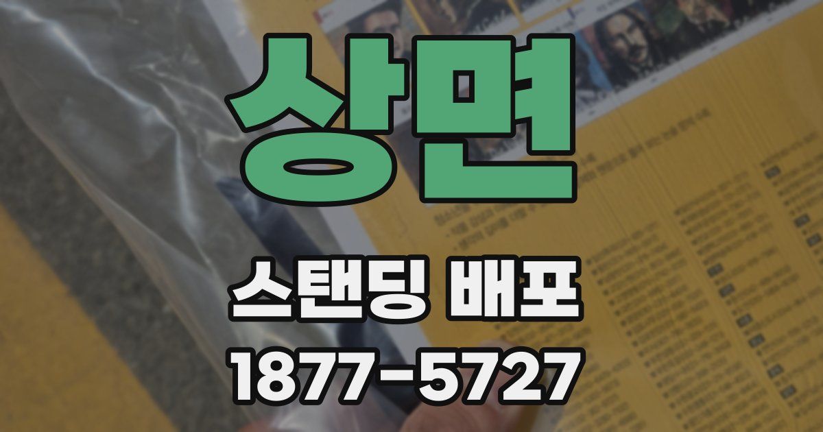 상면 스탠딩 배포
