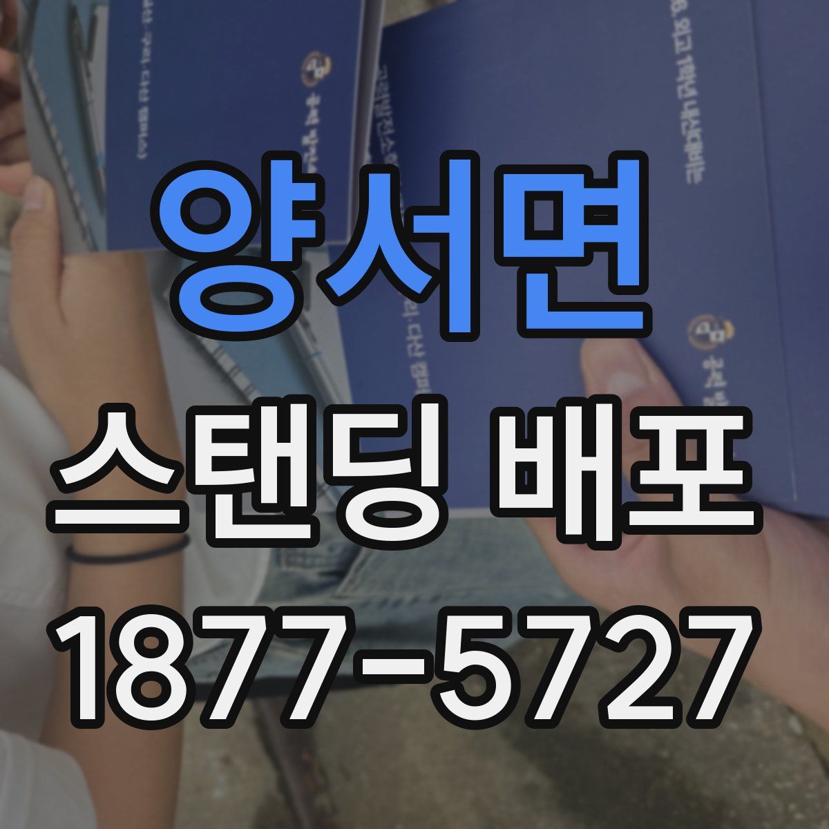 양서면 스탠딩 배포