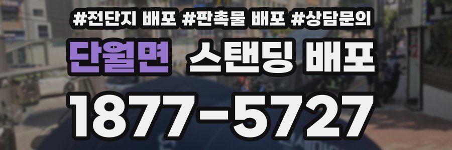 단월면 스탠딩 배포
