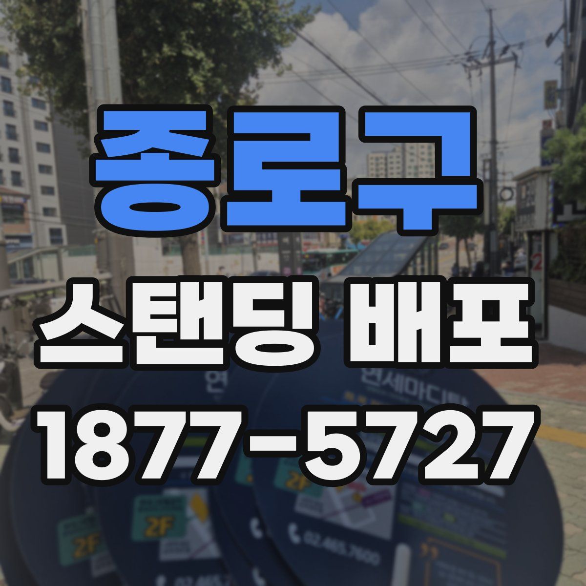 종로구 스탠딩 배포