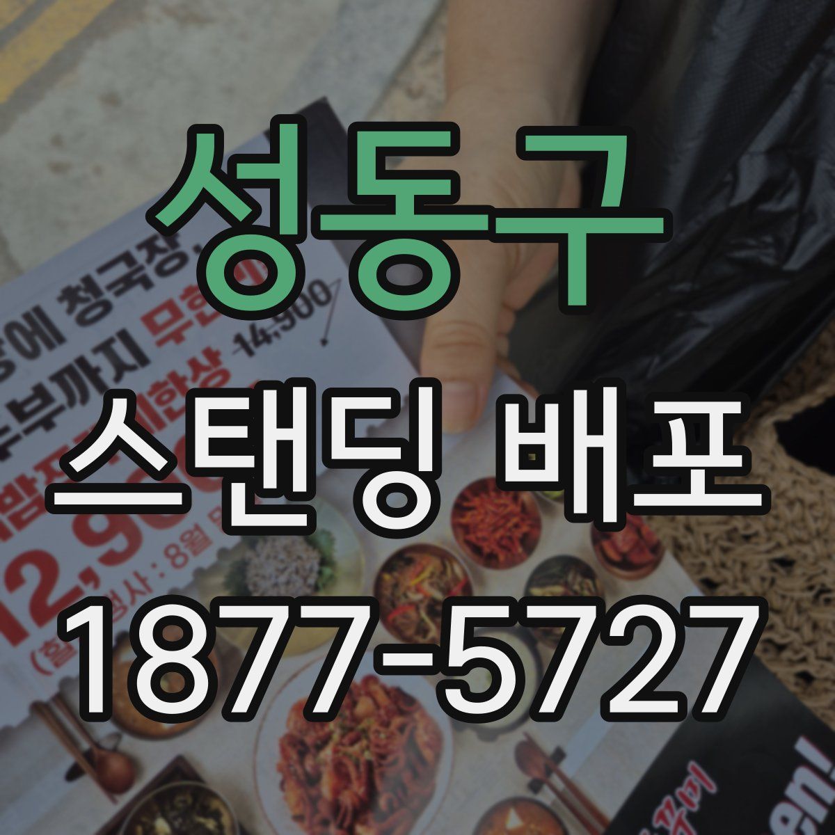 성동구 스탠딩 배포