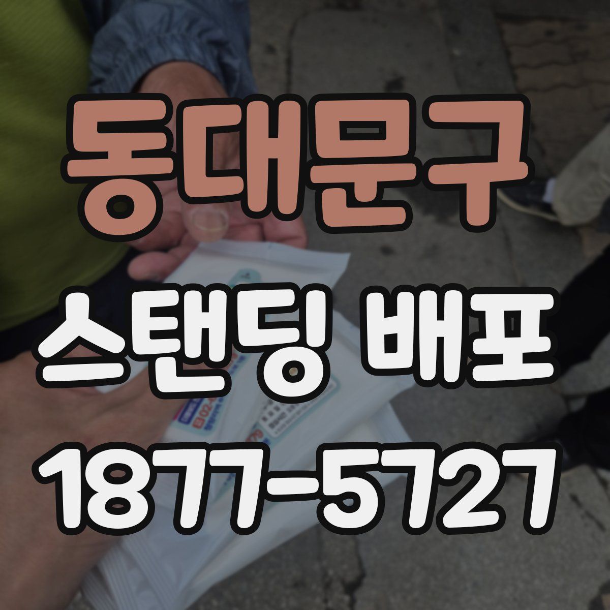 동대문구 스탠딩 배포