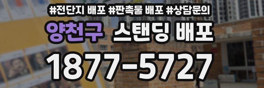 양천구 스탠딩 배포