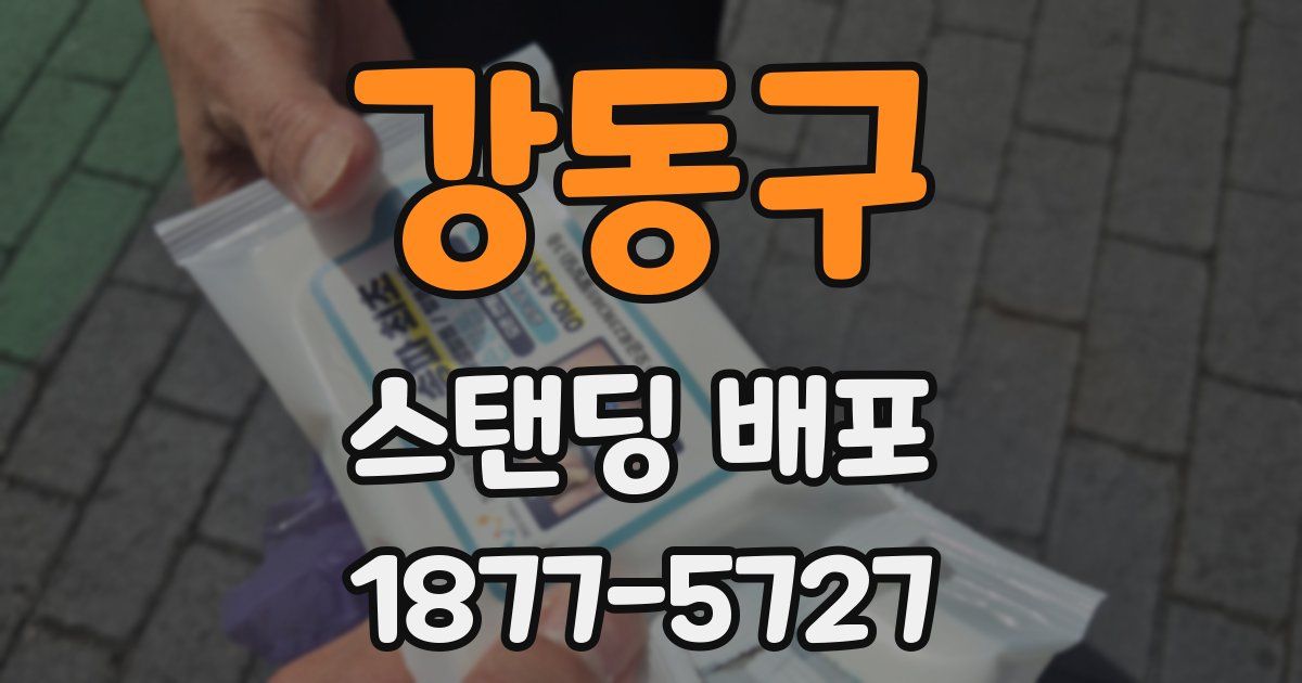 강동구 스탠딩 배포