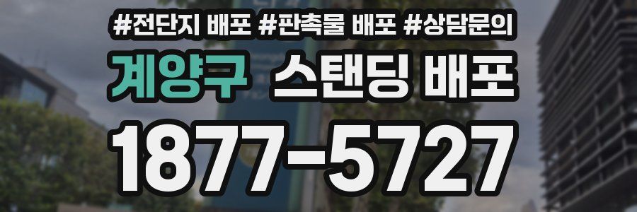 계양구 스탠딩 배포
