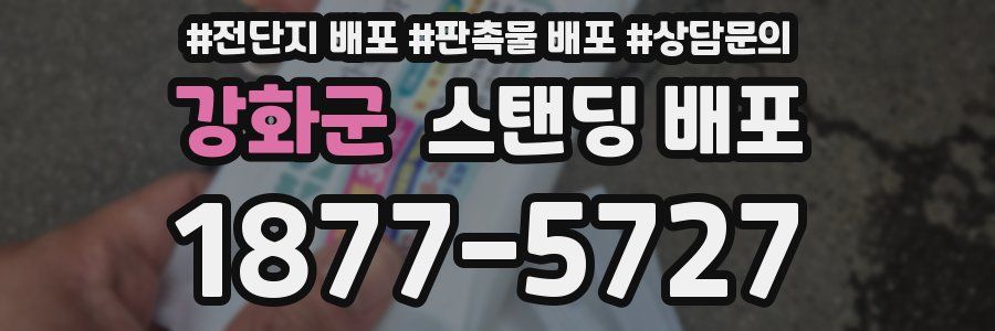 강화군 스탠딩 배포