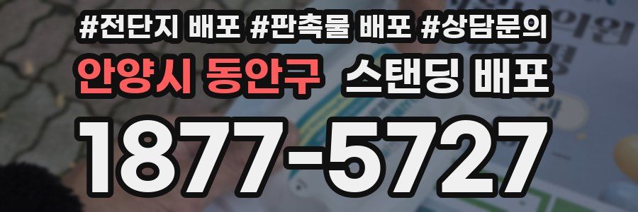 안양시 동안구 스탠딩 배포
