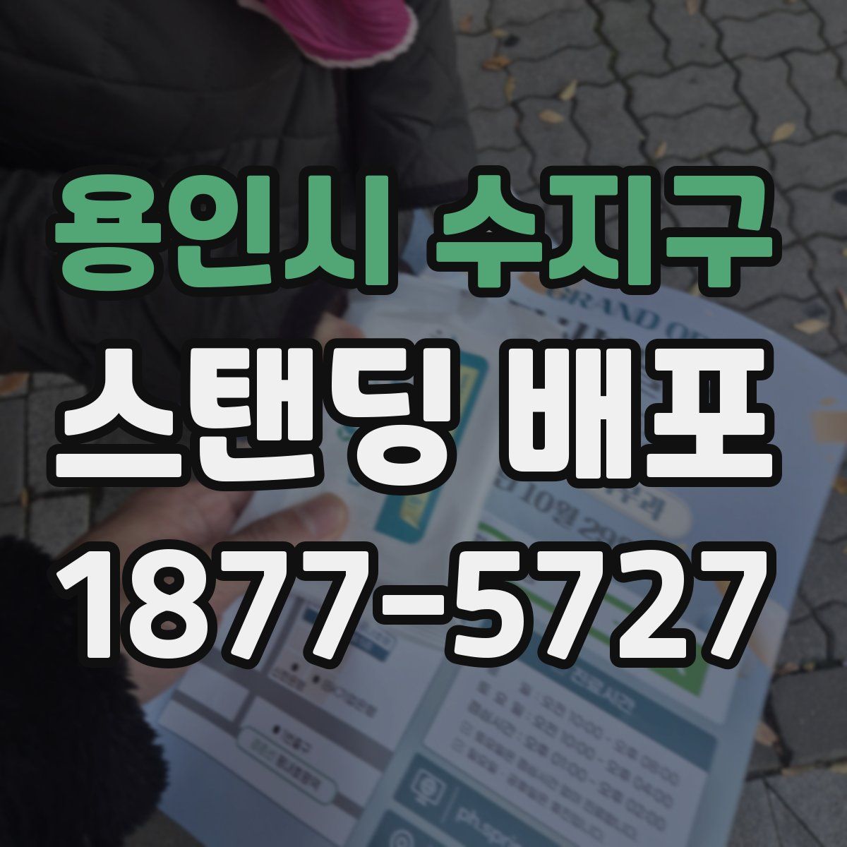 용인시 수지구 스탠딩 배포