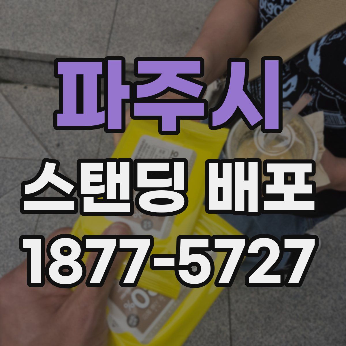파주시 스탠딩 배포