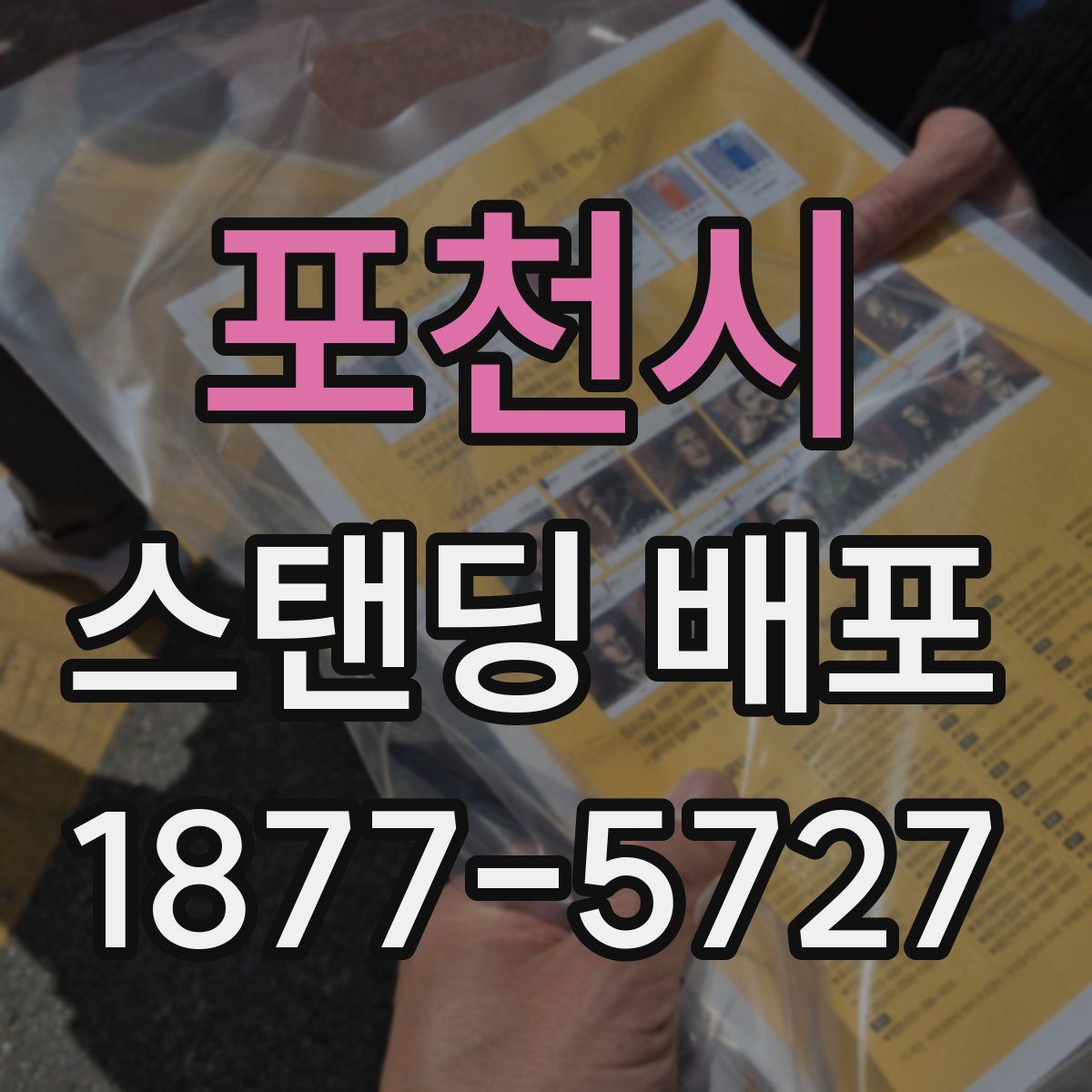 포천시 스탠딩 배포