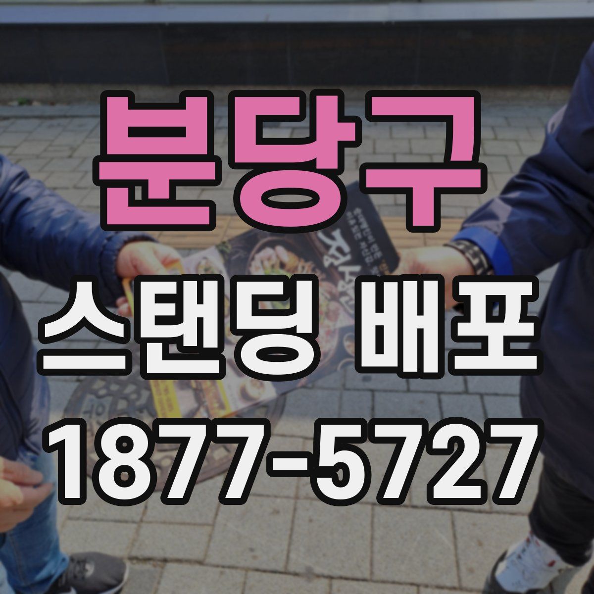 분당구 스탠딩 배포