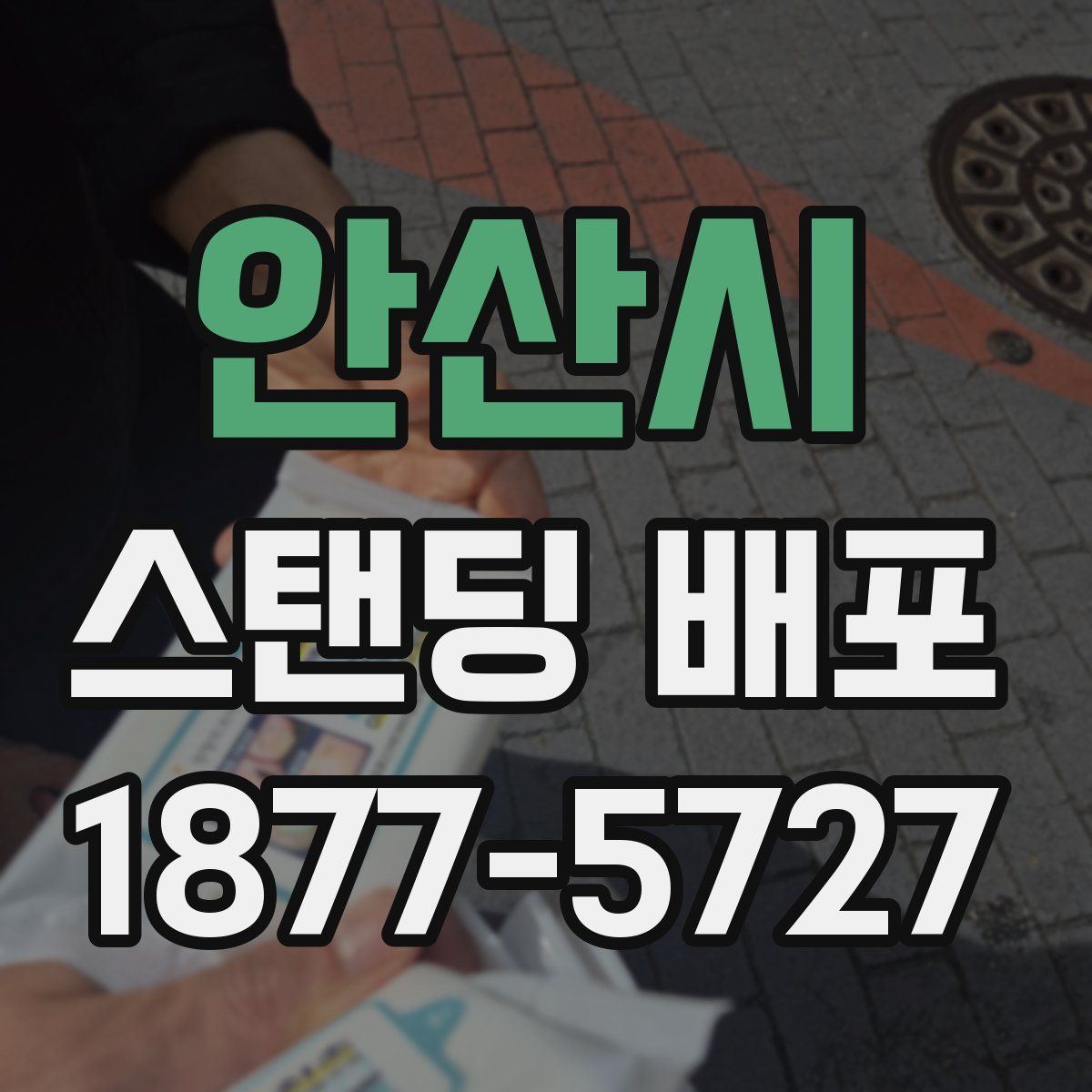 안산시 스탠딩 배포