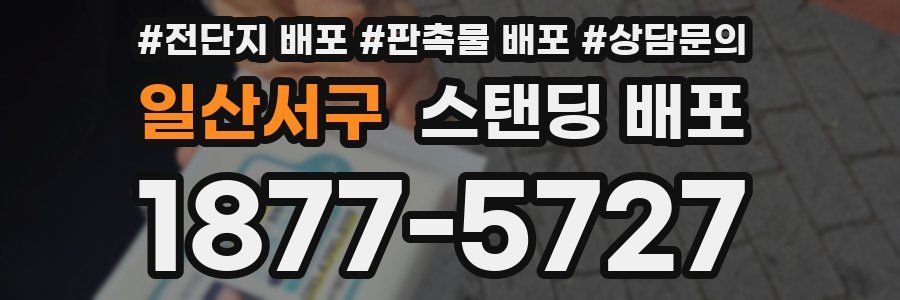 일산서구 스탠딩 배포