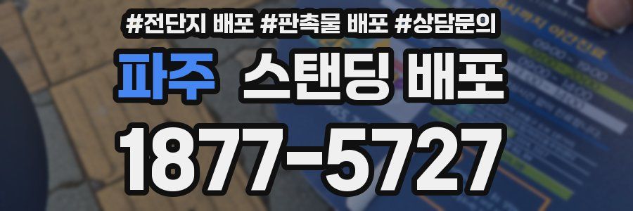 파주 스탠딩 배포