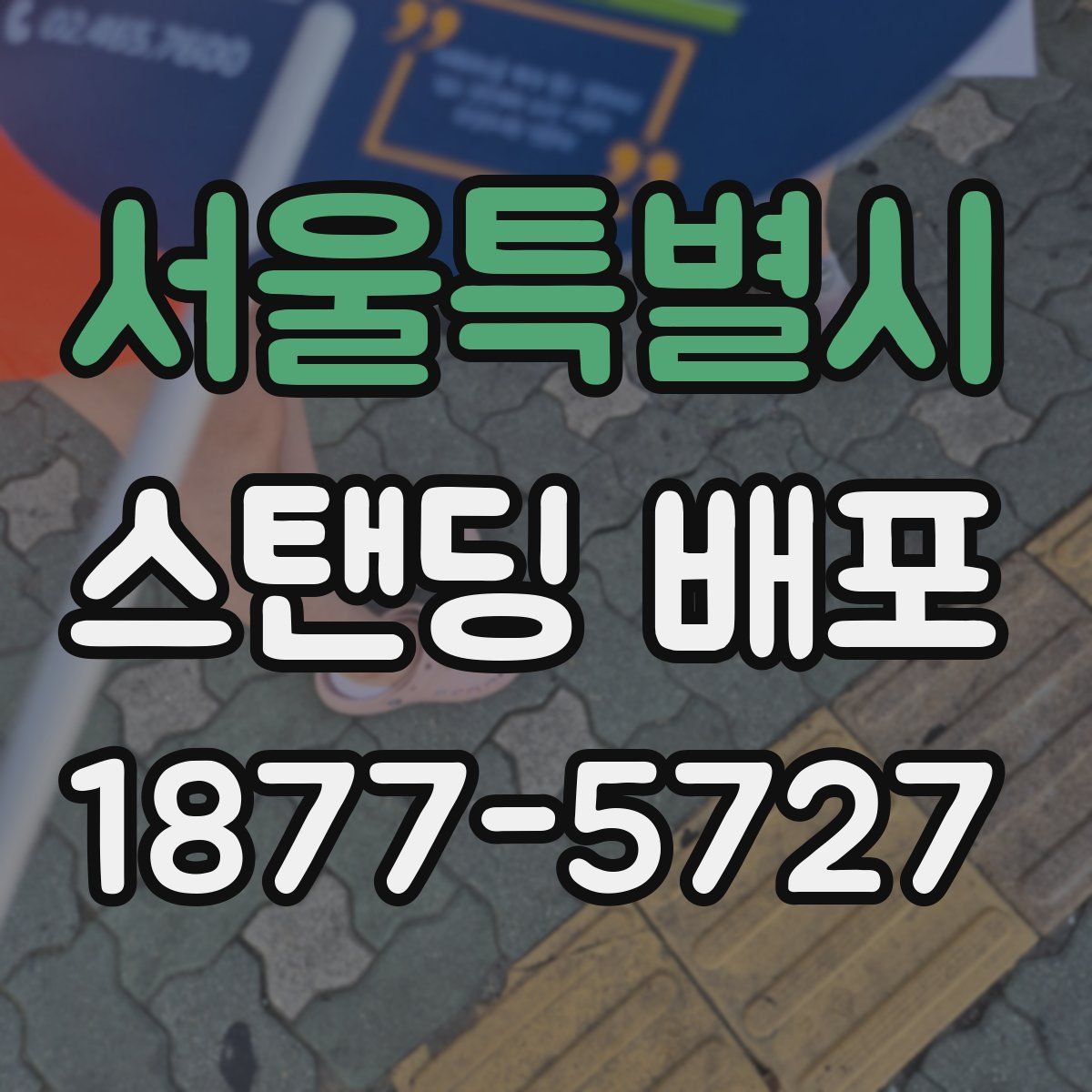 서울특별시 스탠딩 배포