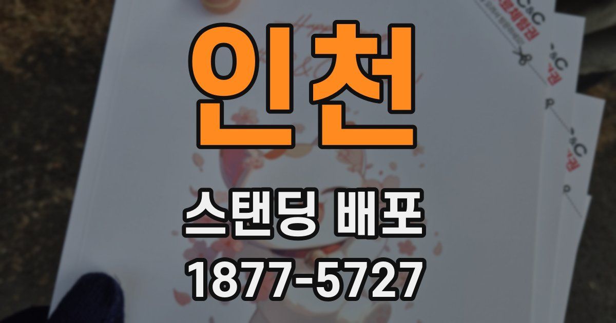 인천 스탠딩 배포