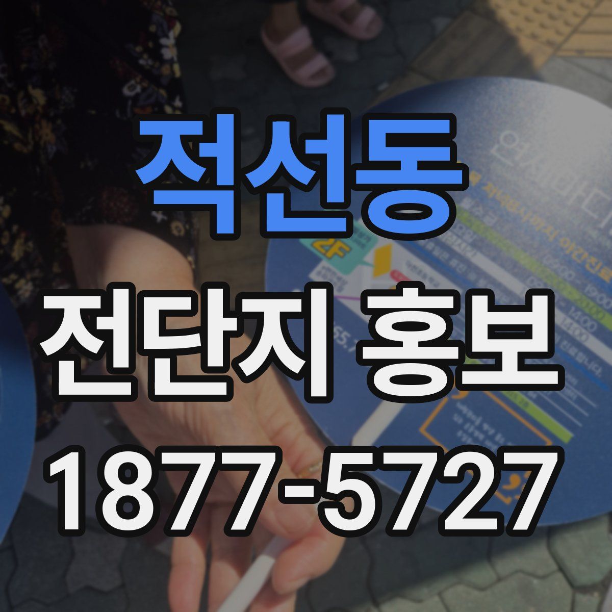 적선동 전단지 홍보